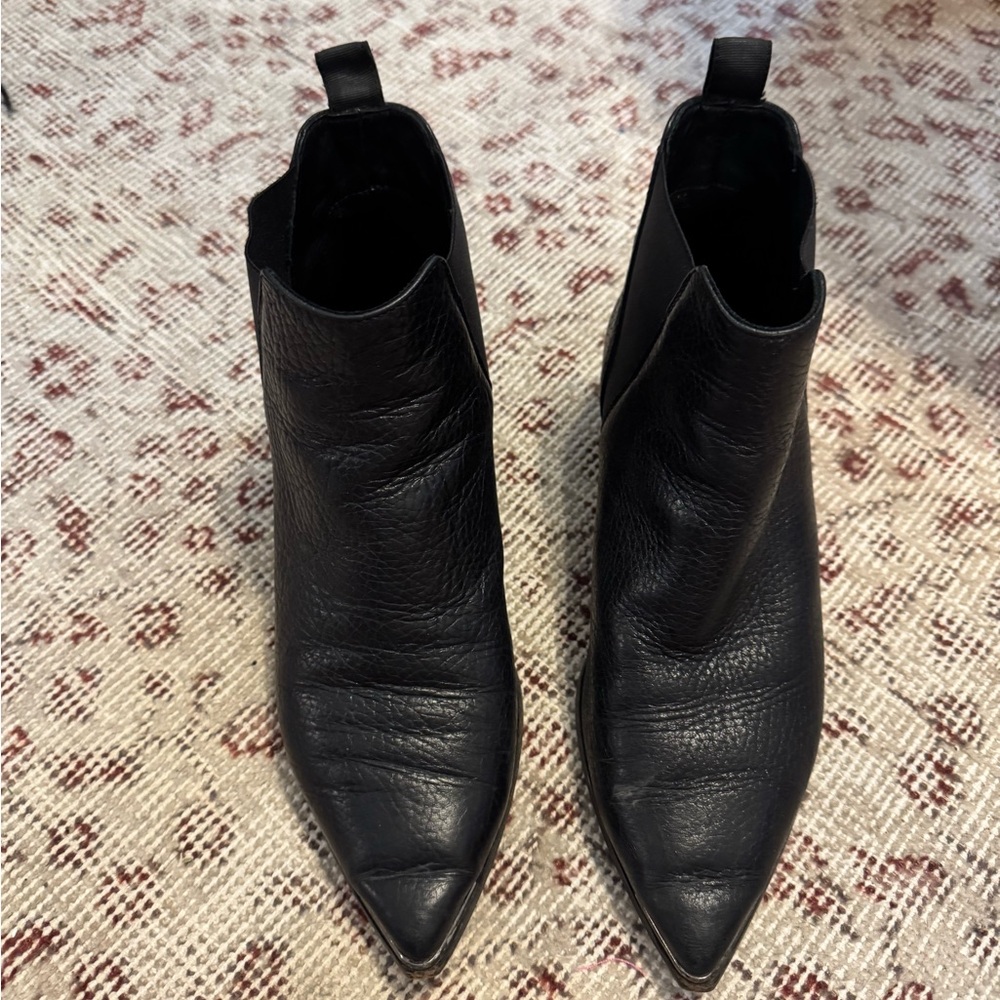 Acne Studios Jensen Black Chelsea Ankle Boots